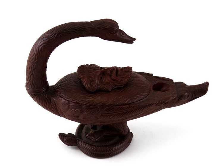 Aladdin Swan Oil Lamp