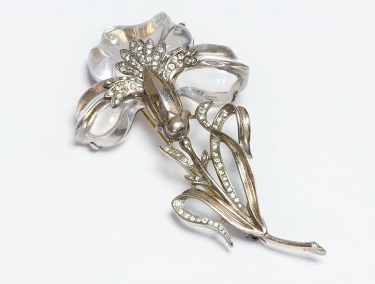 Alfred Philippe Carnation Flower Brooch