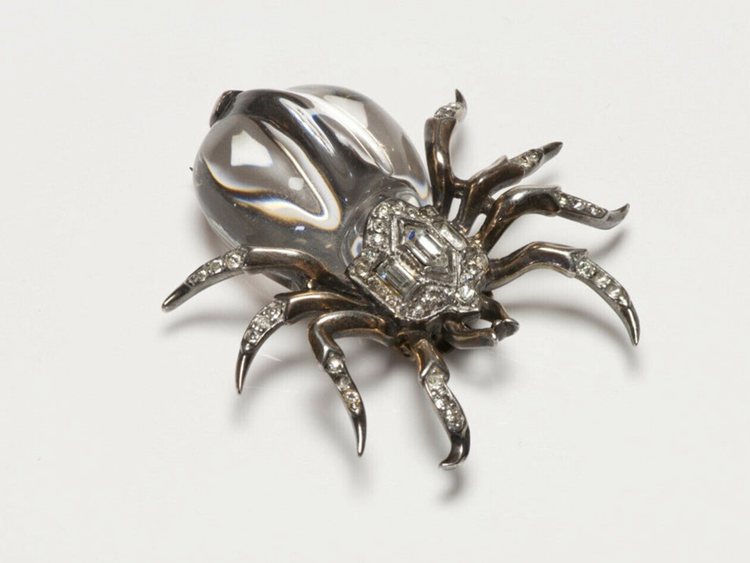 Alfred Philippe Jelly Belly Spider Brooch