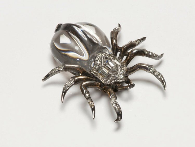 Alfred Philippe Jelly Belly Spider Brooch