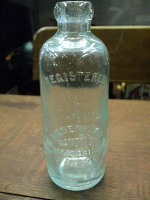BIEDENHARN HUTCHINSON COCA COLA BOTTLE-1ST BOTTLE--NR!