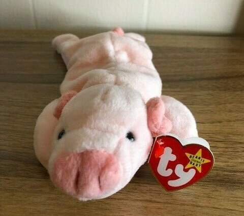 Beanie Baby "Squealer" the Pig"1st Generation-An Investment