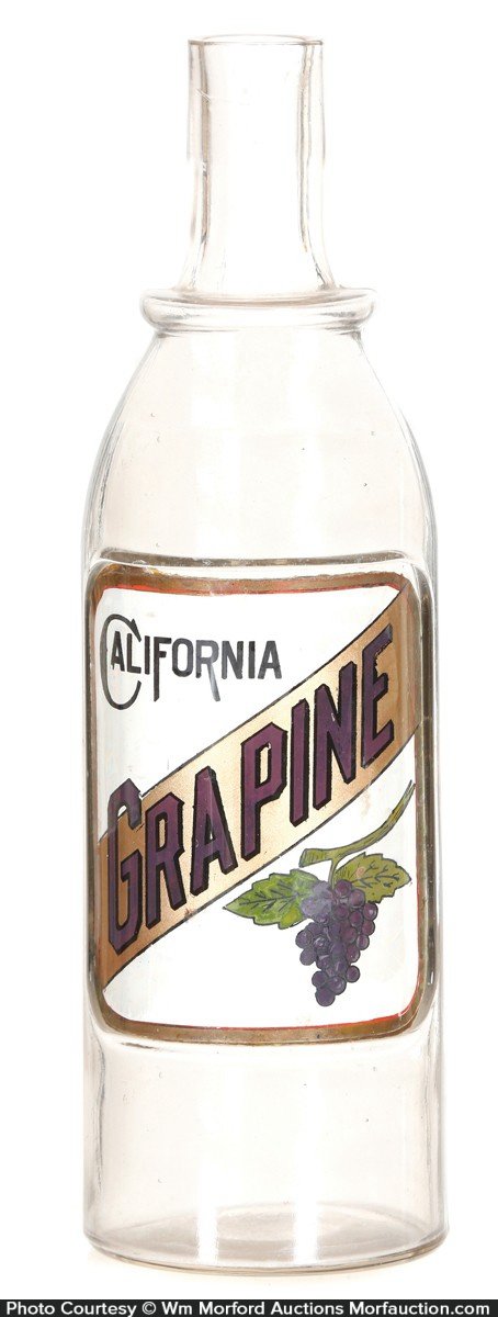 California Grapine Syrup Bottle