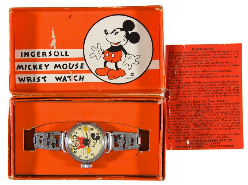 Chicago World's Fair Ingersoll Mickey Mouse Wrist Watch, 1933