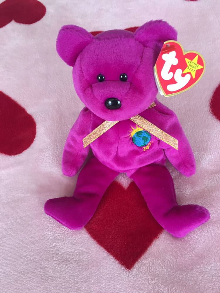 Extremely RARE Ty "Millennium" PE pellet Beanie Babies Collectible