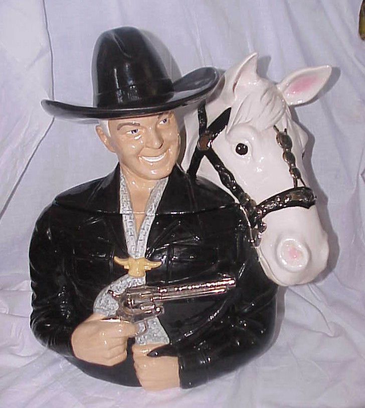 Hopalong Cassidy and Horse Topper Cookie Jar