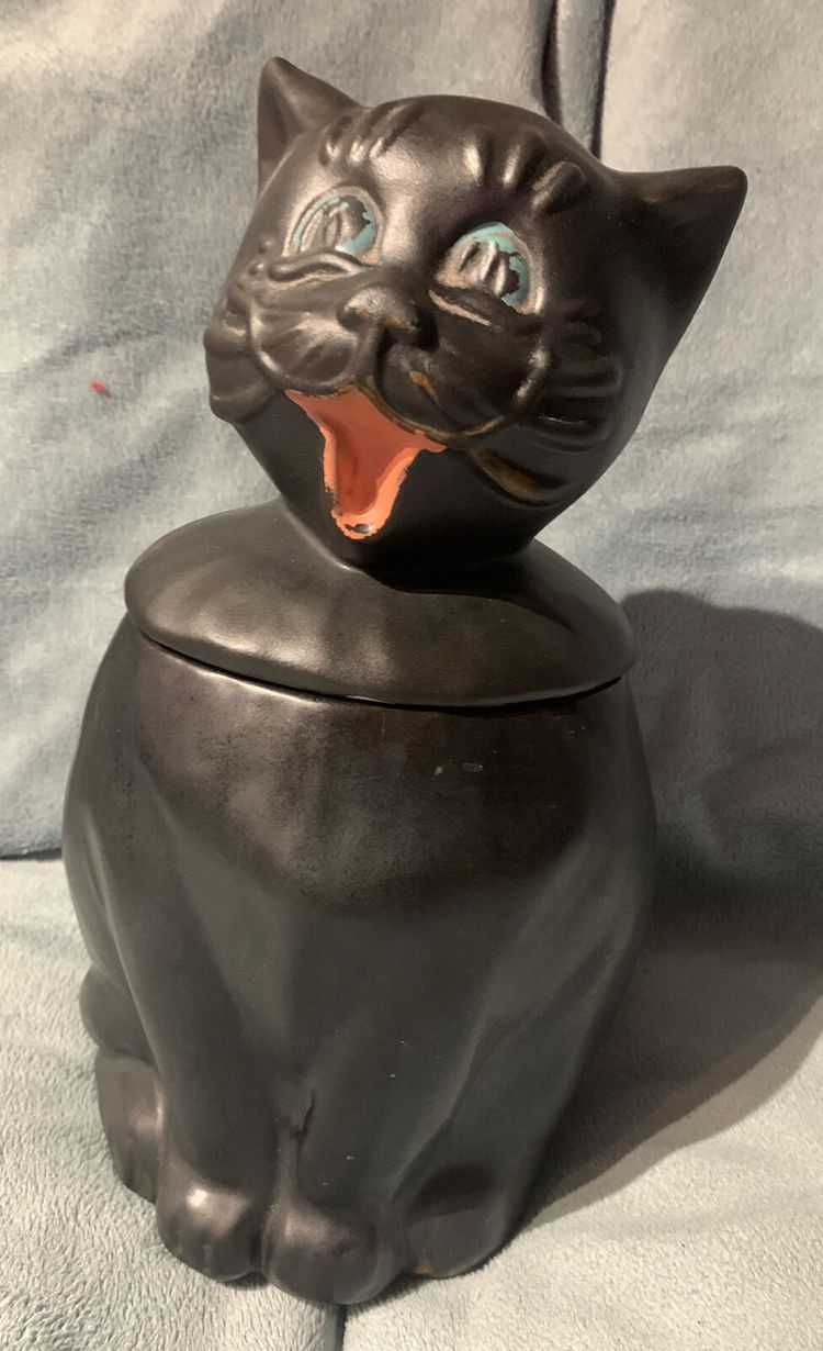 McCoy Coalby Black Cat Cookie Jar