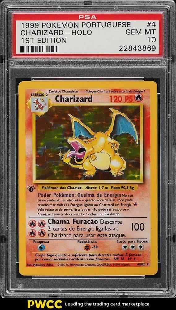 Pokémon Portuguese First Edition Charizard #4