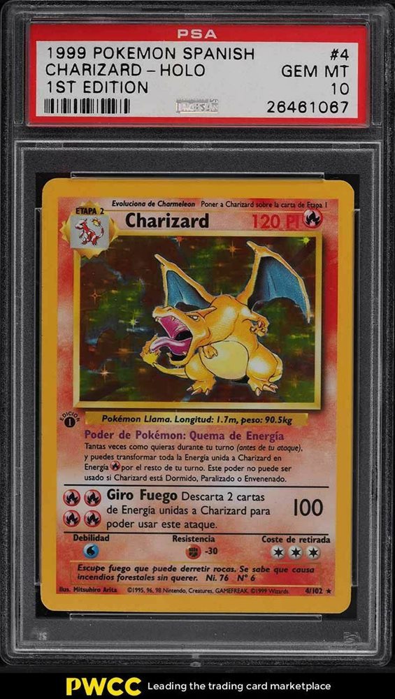Pokémon Spanish First Edition Charizard #4