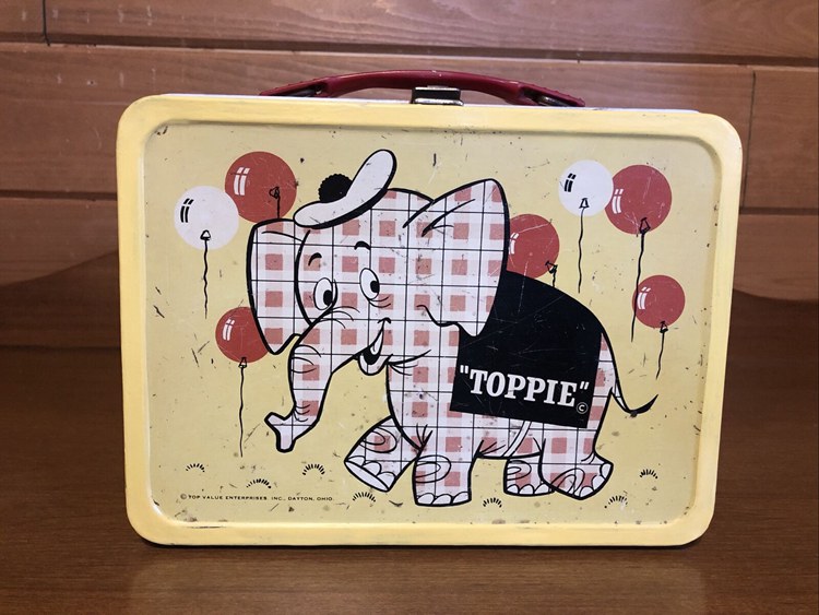 RARE 1957 Toppie Lunchbox Krogers Top Value Stamps No Thermos