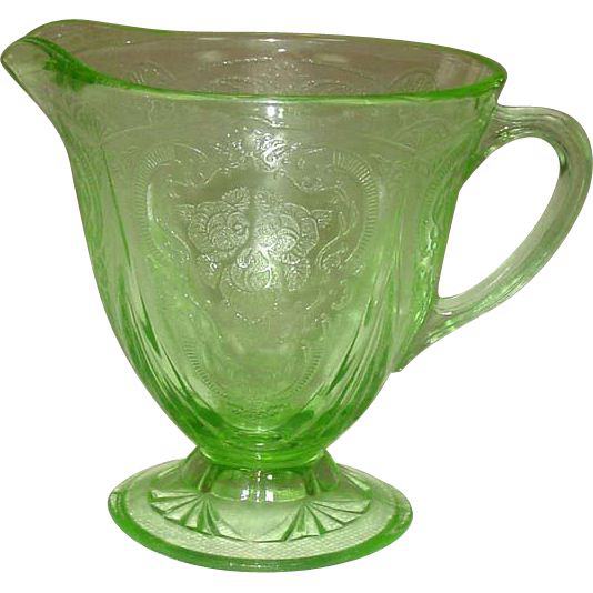 Royal Lace Green Creamer