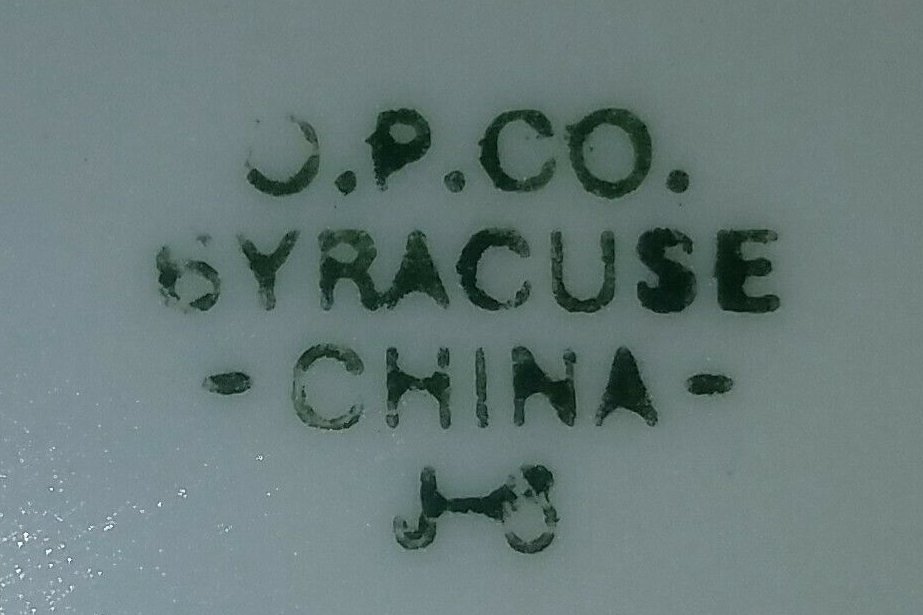 Syracuse China O.P.Co. logo - 1929-6