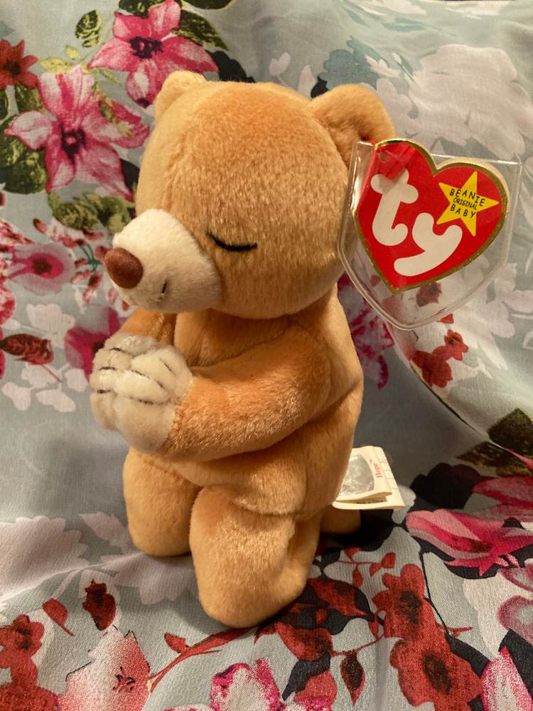 Ty 1999 Beanie Baby - Hope the Praying Bear