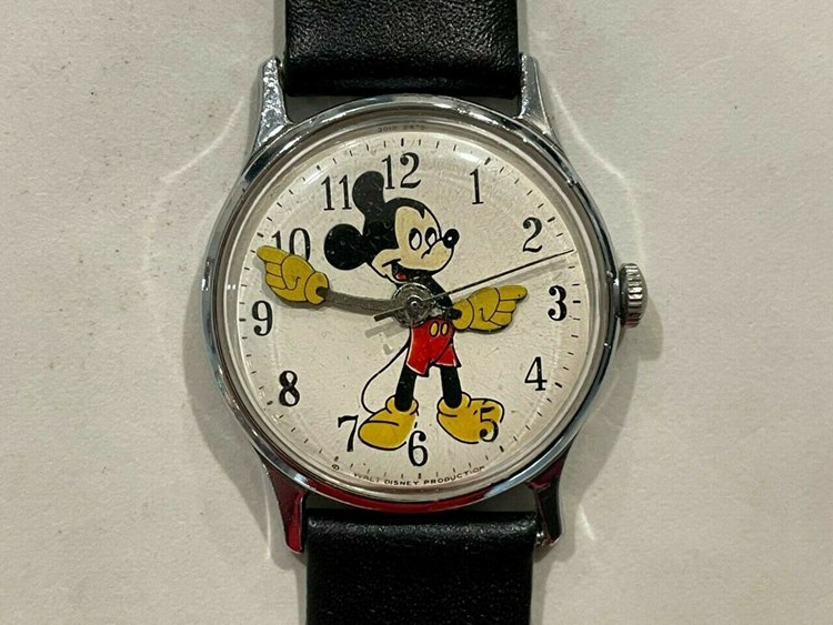 Vintage 1970 Timex Mickey Mouse Fun Timer 17 Jewel Watch