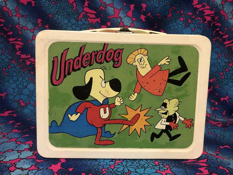 Vintage Underdog Lunch Box 1974