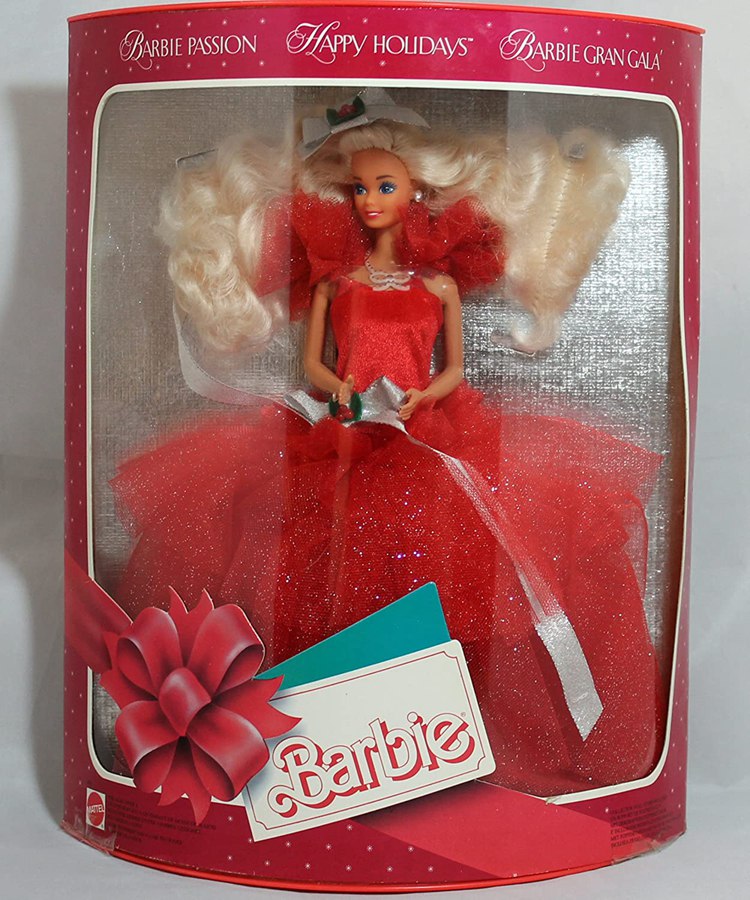 1988 Happy Holidays Barbie Doll Special Edition 1st in the series Collectible