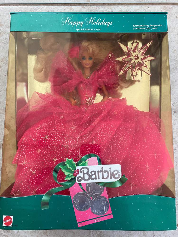 1990 Happy Holidays Barbie