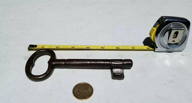 Antique French Iron Skeleton Key