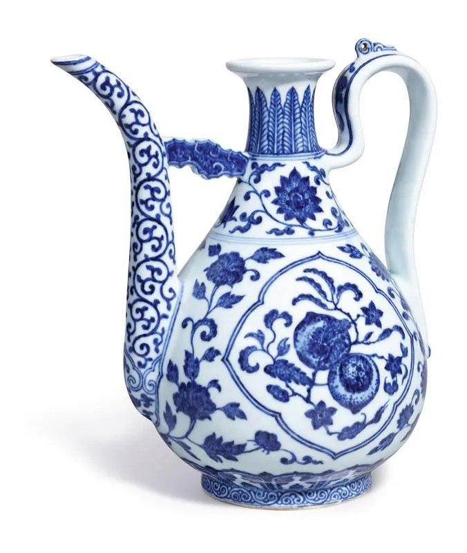 Blue And White Teapot Qianlong