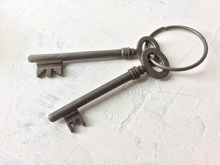 Dutch Antique Skeleton Key Set