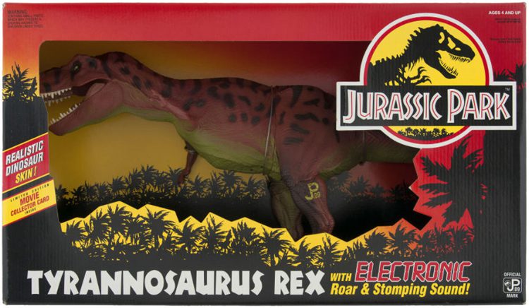 Electronic T-Rex from Jurassic Park Action Figures