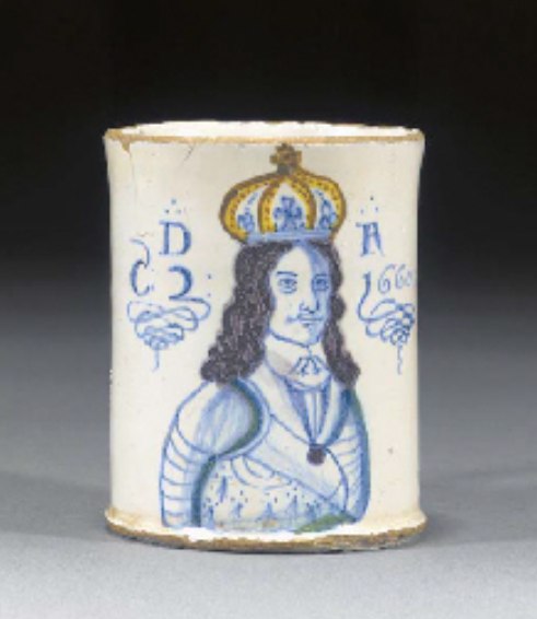 English Delft Royal Commemorative Mug
