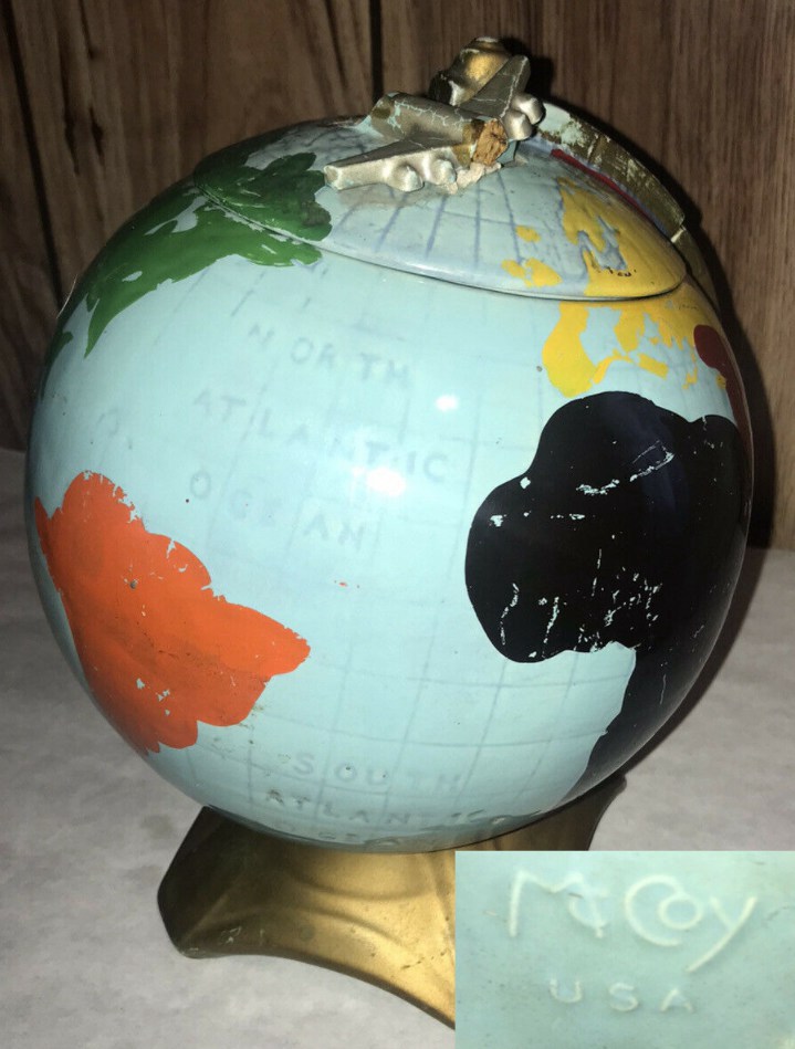 Globe Cookie Jar Mark