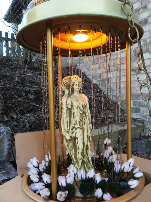 Gold Goddess Statue