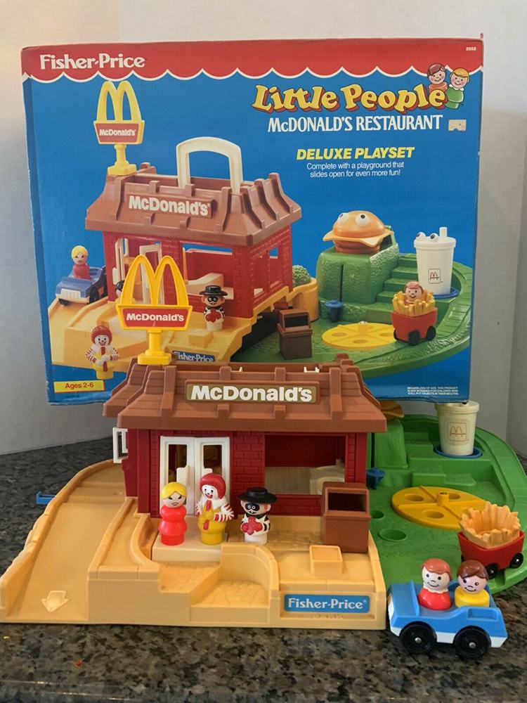 Fisher price table on sale and chairs 1990