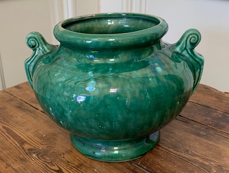 McCoy Green Onyx Urn Vase