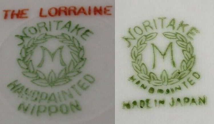 Noritake china mark