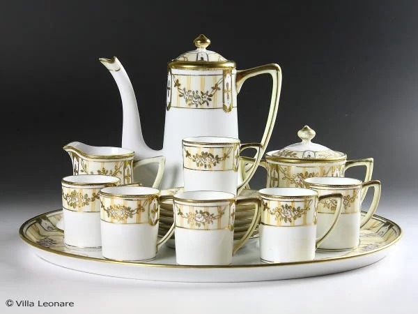 Old Noritake Hand Painted Gilt Decorated Luxury Coffee