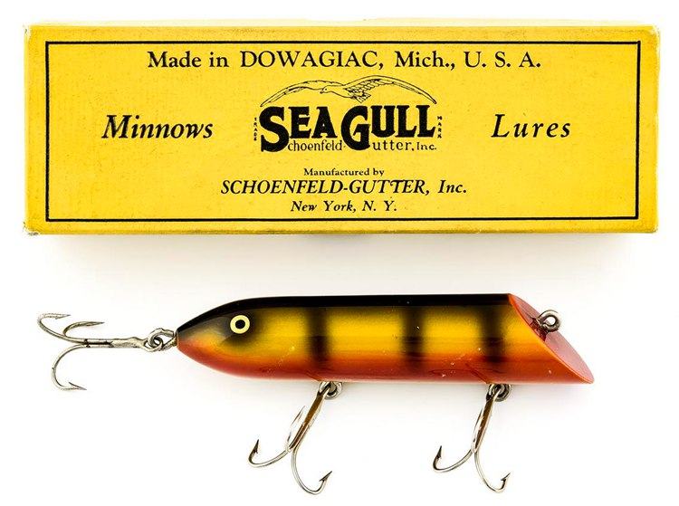 Vintage Harrison's 1/4 Oz Johnny O'Neil's Weed Wing ON-2N Nickel Mint Lure NOS!! 