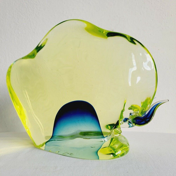 Uranium Murano Glass Bull