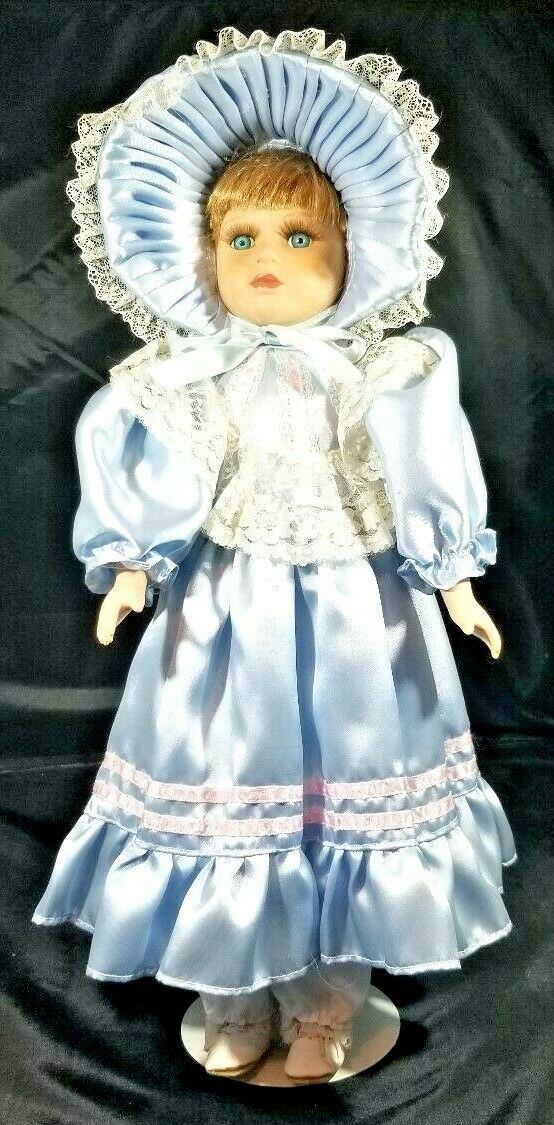 Vintage Porcelain Doll with Bonnet