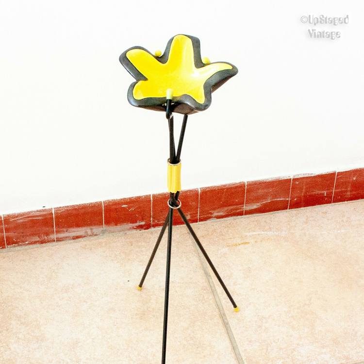 9. French Vintage Tripod Ashtray