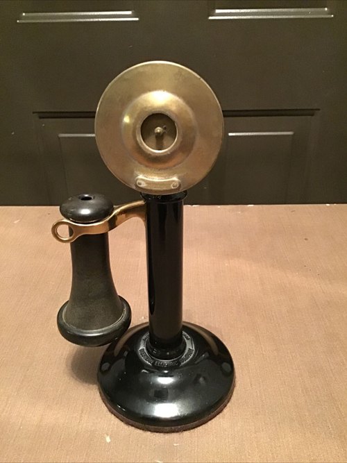 Antique Candlestick Telephone pre 1940. Western Electric.