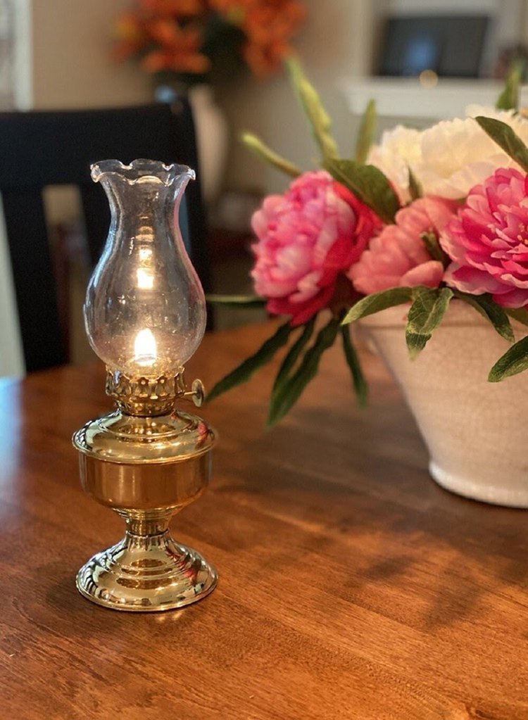 Antique Hurricane Oil Lamp