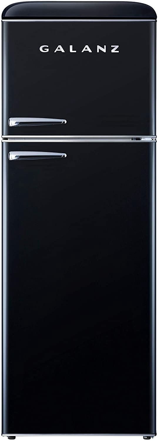 Black Retro Refrigerator
