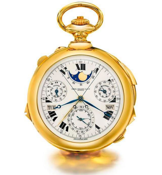 Patek Philippe Henry Graves Supercomplication pocket watch