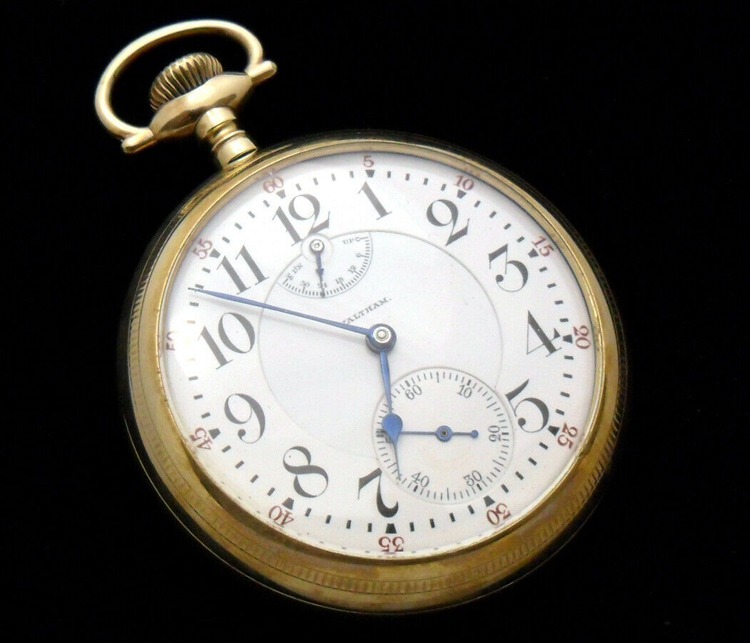 Rare Antique Railroad Waltham 21J UpDown Indicator Pocket Watch