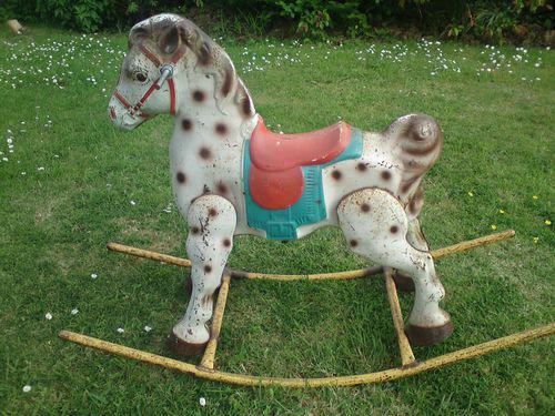 Vintage Metal Rocking Horses