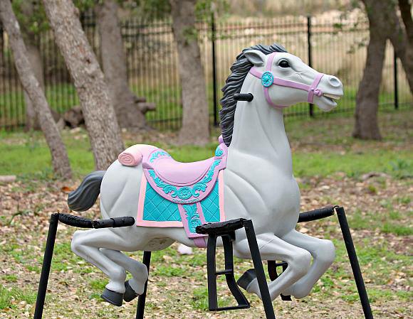 Vintage Plastic Rocking Horses