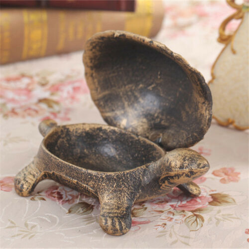 Vintage Turtle Ashtray Cigarette Cigar Gadget Metal Creative Home Ornament Gifts