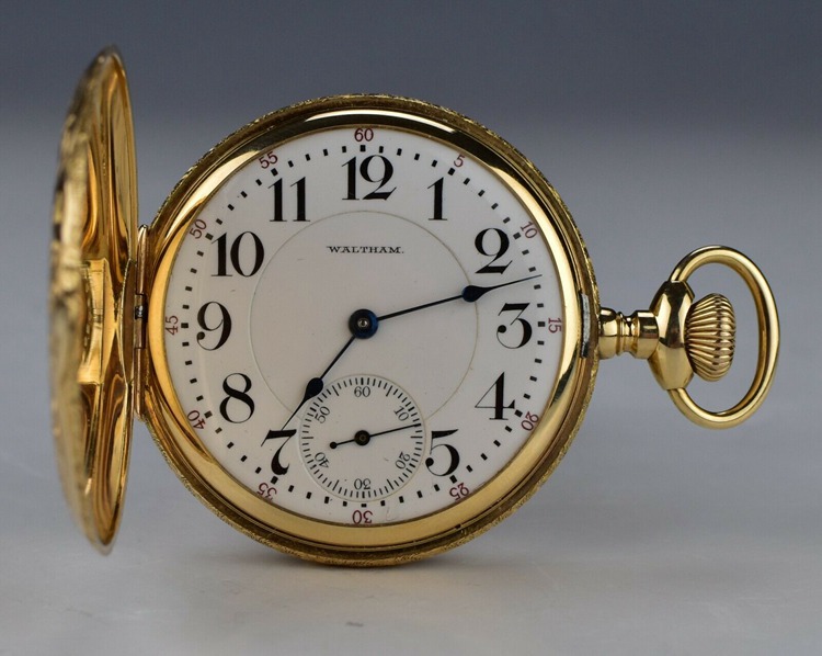 Vintage Waltham 14K Gold US Assay 23 Ruby Jewels Wind Up Pocket Watch