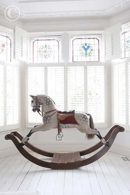 Vintage Wooden Rocking Horses