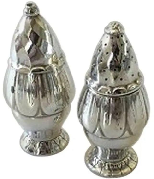 1. George Jensen Sterling Silver Salt and Pepper Shakers