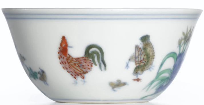 1.The Chenghua Period Chicken Cup
