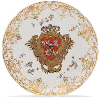 10. Meissen Armorial Coronation Service Circular Dish