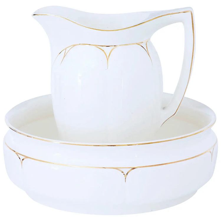 2. Annaburg Wash Bowl and Pitcher